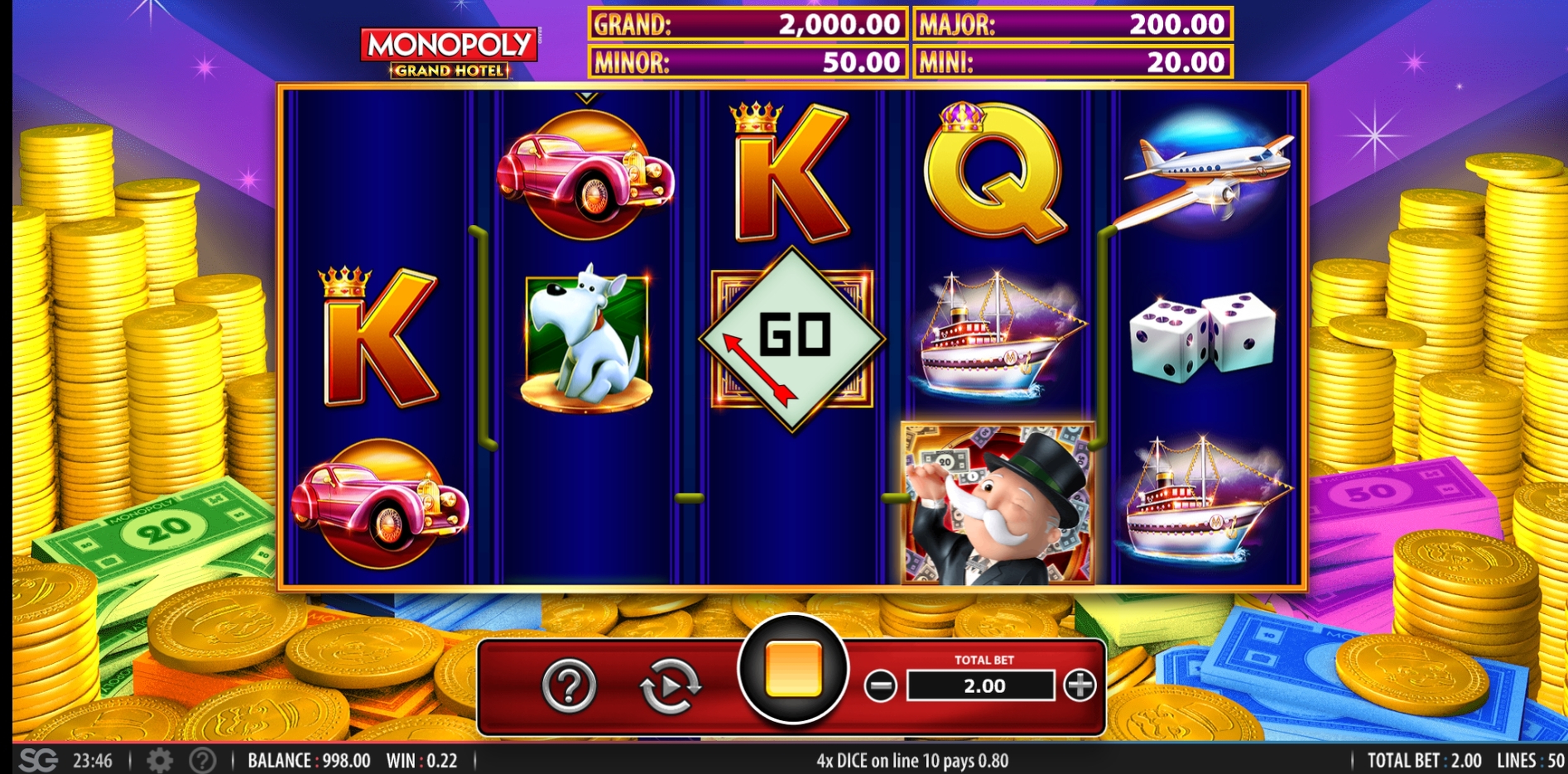 Monopoly Super Grand Hotel Slot Machine