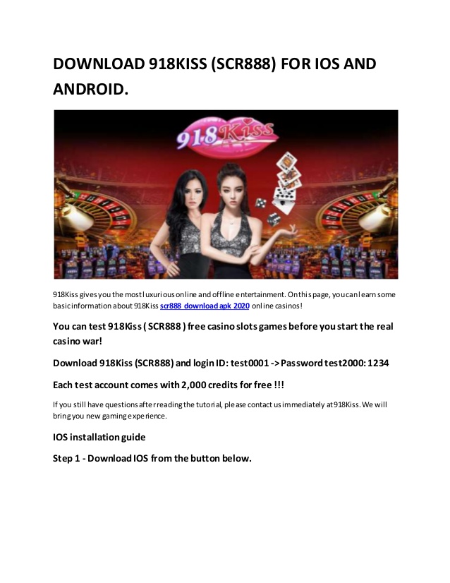 Download scr888 casino online apk